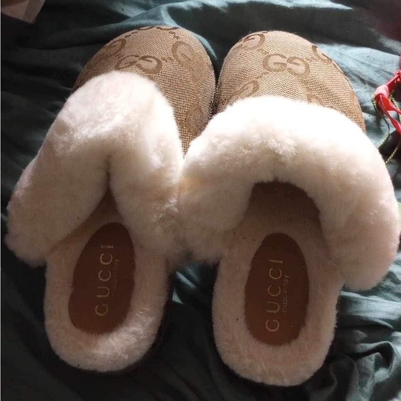 WOMEN'S PLATFORM FUR LINED SLIDE - Picture 5 of 5